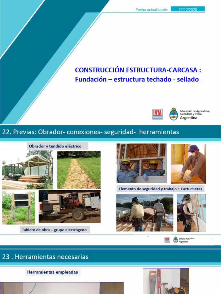 Casa Inta C Construccion Estructura Carcasa Fundacion Estructura ...