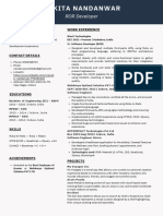 Ankita Nandanwar CV