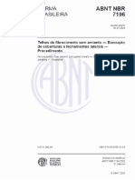 ABNT NBR 7196-2020 – Telhas de fibrocimento sem amianto – Execução de coberturas e fechamentos laterais – Procedimento