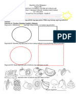 Filipino Kinder 2 Second UNIT TEST