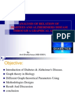 Analysis of Relation of Diabtees and Alzherimers Disease Through A Graphical Approach