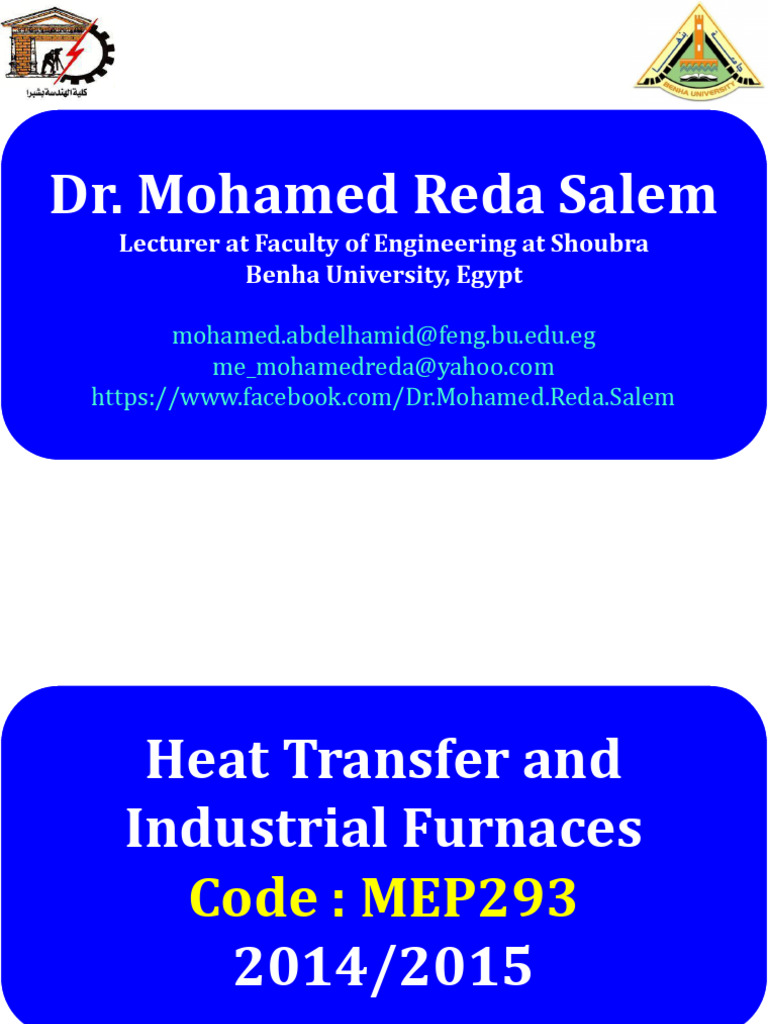 Heat Transfer Fundamentals Overview | PDF | Heat Transfer | Thermal ...
