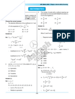 Ans-Sol JEEMain-2023 Ph-2 08-04-2023 Mathematics Evening