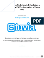 Stuvia 4091387 Samenvatting Nederlands B Syllabus Notities Les PWP Leerpaden Volop Taal