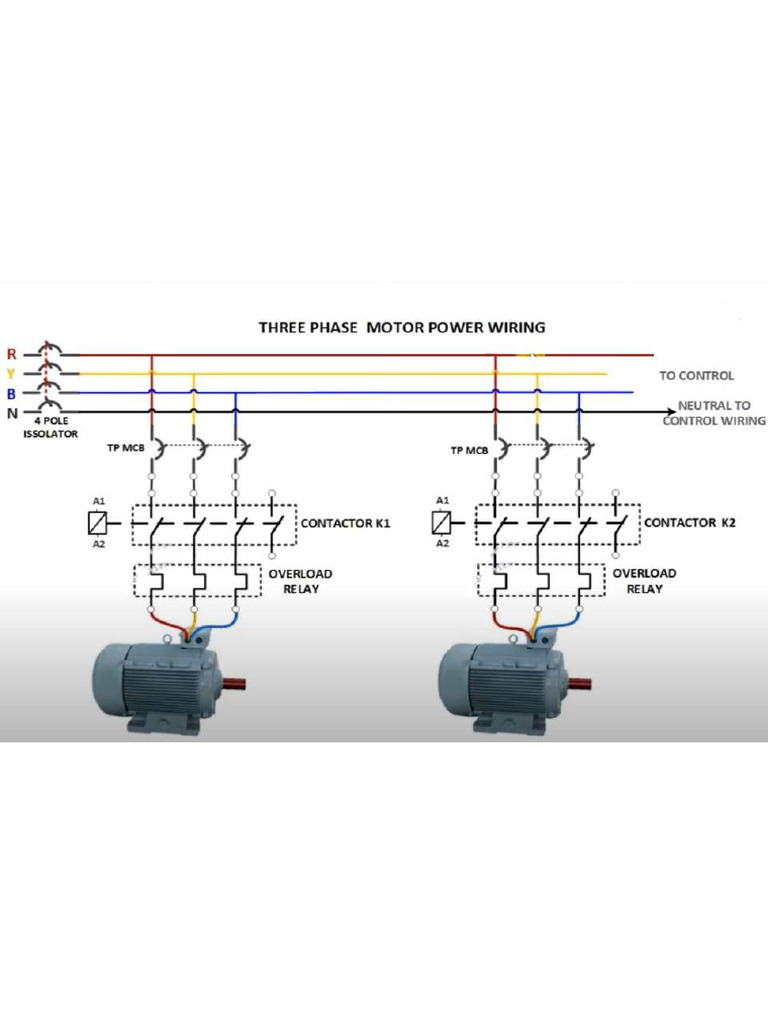 Dual Motor Control Circuit With Timer Circuit Diagram
