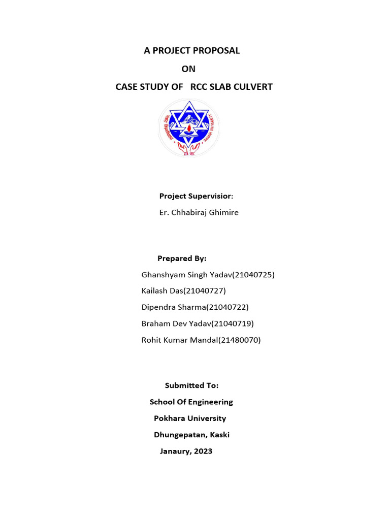 A Project Proposal | PDF