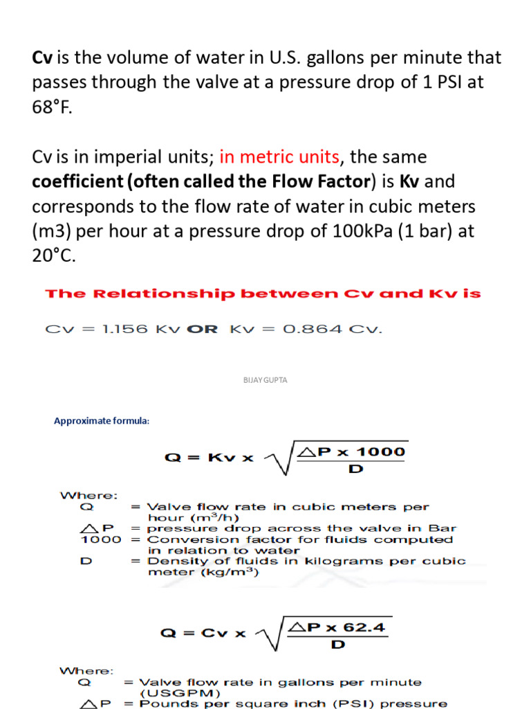Control Valve Characteristics Guide | PDF