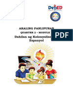 Dahilan NG Kolonyalismong Espanyol: Araling Panlipunan