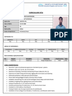 CV- Rajkumar (Elect. Technician)