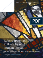 Holger Zaborowski - Robert Spaemann's Philosophy of the Human Person_ Nature, Freedom, and the Critique of Modernity (Oxford Theology and Religion Monographs)-Oxford University Press (2010)
