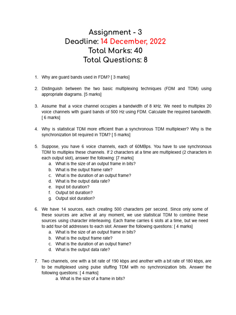 CSE320 Assignment - 3 | PDF