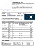 Sarwari Mansoor CV Update