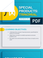 Special Products - Square of A Trinomial