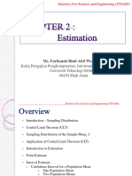 Chapter Two - Estimation (STA408)