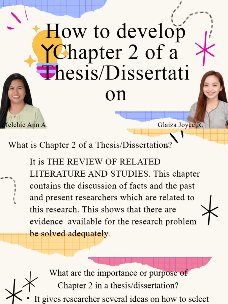 How To Develop Chapter 2 | PDF