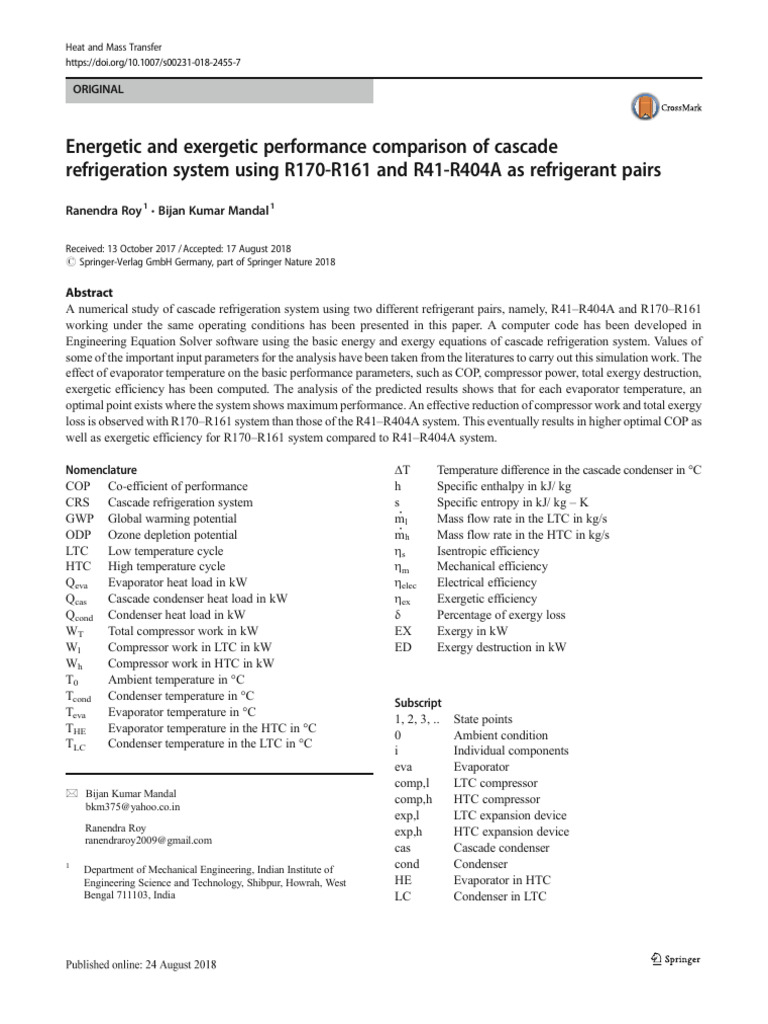 energetic-and-exergetic-performance-comparison-of-cascade-refrigeration