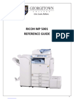 Ricoh MP 5001 Reference Guide