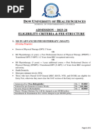 Master Prgorams-Eligibility Criteria and Fee Structure-2023