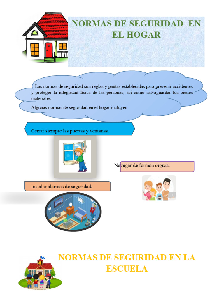 Normas de Seguridad en El Hogar | PDF