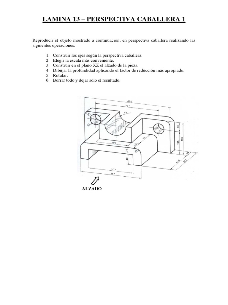 Perspectiva Caballera: Guía Paso a Paso | PDF | Hogar, jardinería y ...