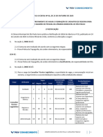 Cargo Atribuição Vagas Remuneração Inicial em Carreira Carga Horária Semanal Escolaridade/pré-Requisitos AC Negros PCD Total