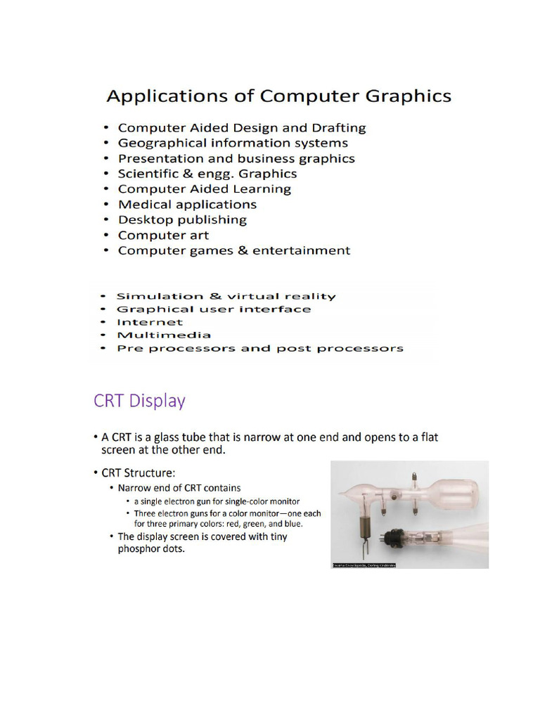CG Notes CRT | PDF