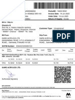 Bill To / Ship To:: Qty Gross Amount Discount Other Charges Taxable Amount CGST SGST/ Ugst Igst Cess Total Amount