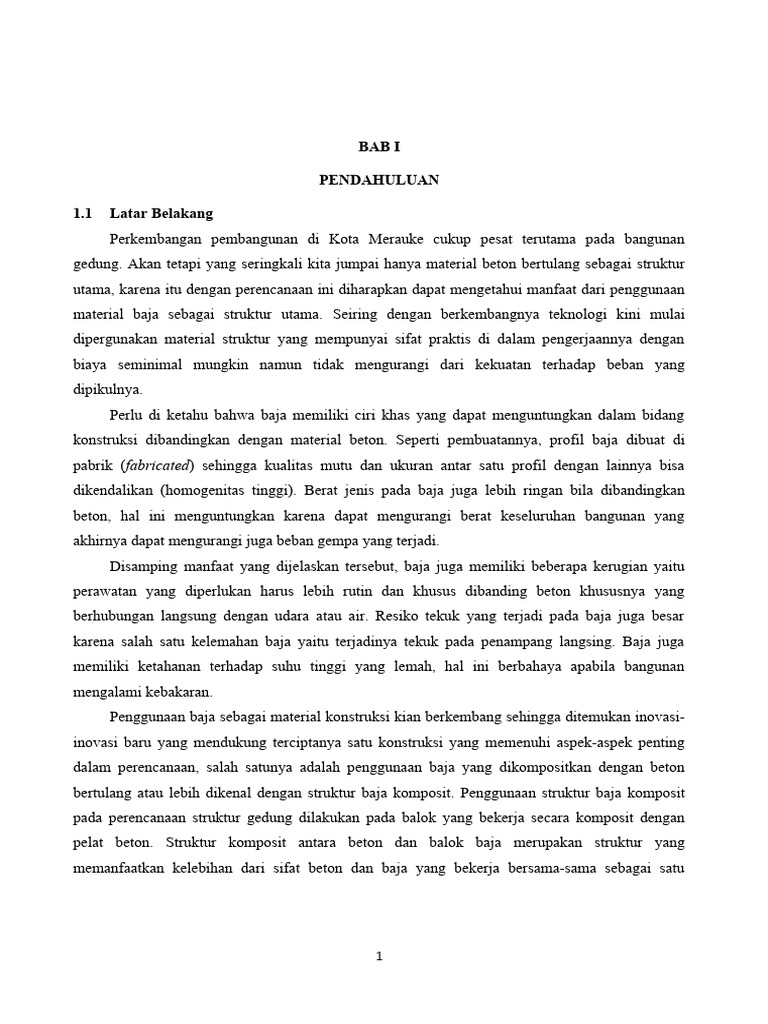 Proposal Teknik Sipil Teknik Jalan Raya Pdf