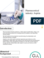 Manufacturing Process of Aspirin