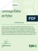 Trybe Certificado Python