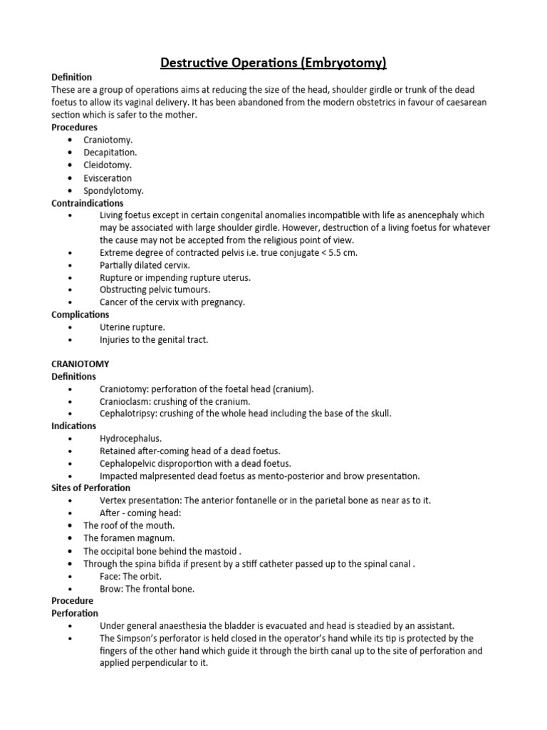 Destructive Operations | PDF