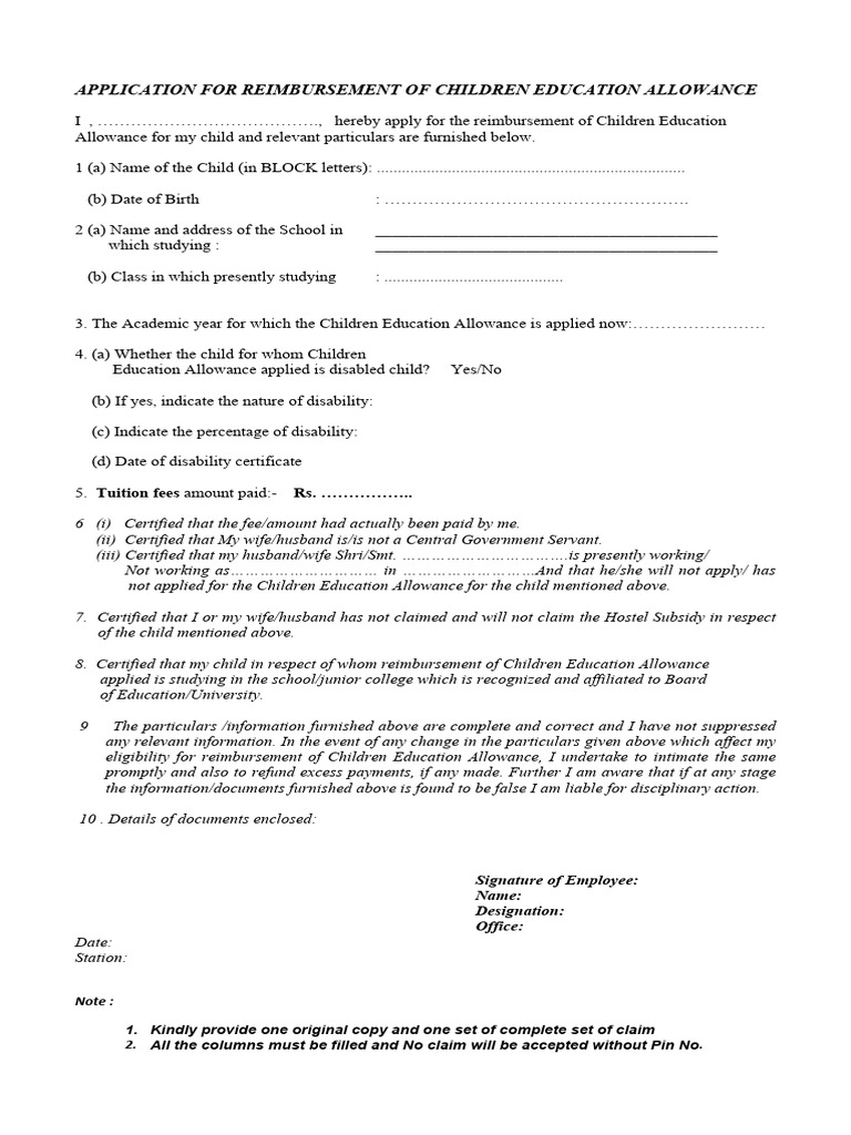Tuition Fees Form Latest | PDF