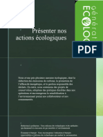 Nos Actions Écologiques