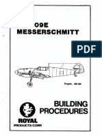 Messerschmitt BF 109E-3 62in Oz8577 Instructions