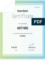 Java Basic Certificate