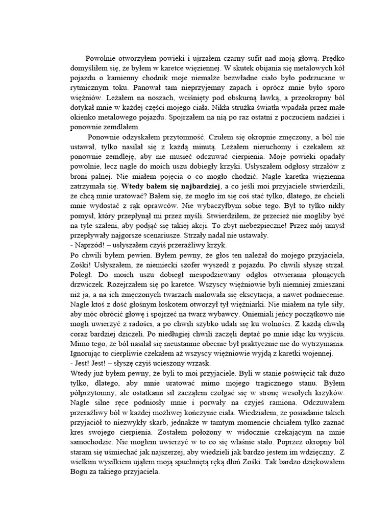 Kamienie Na Szaniec Tematy Wypracowań Kamienie Na Szaniec-1 | PDF
