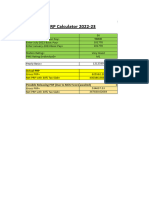 PRP Calculator 2022-23
