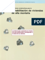 Soluciones constructivas para Rehabilitacion de viviendas de alta montaña