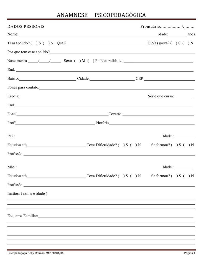Anamnes e | PDF