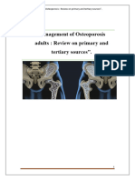 (Management  Of Osteoporosis)