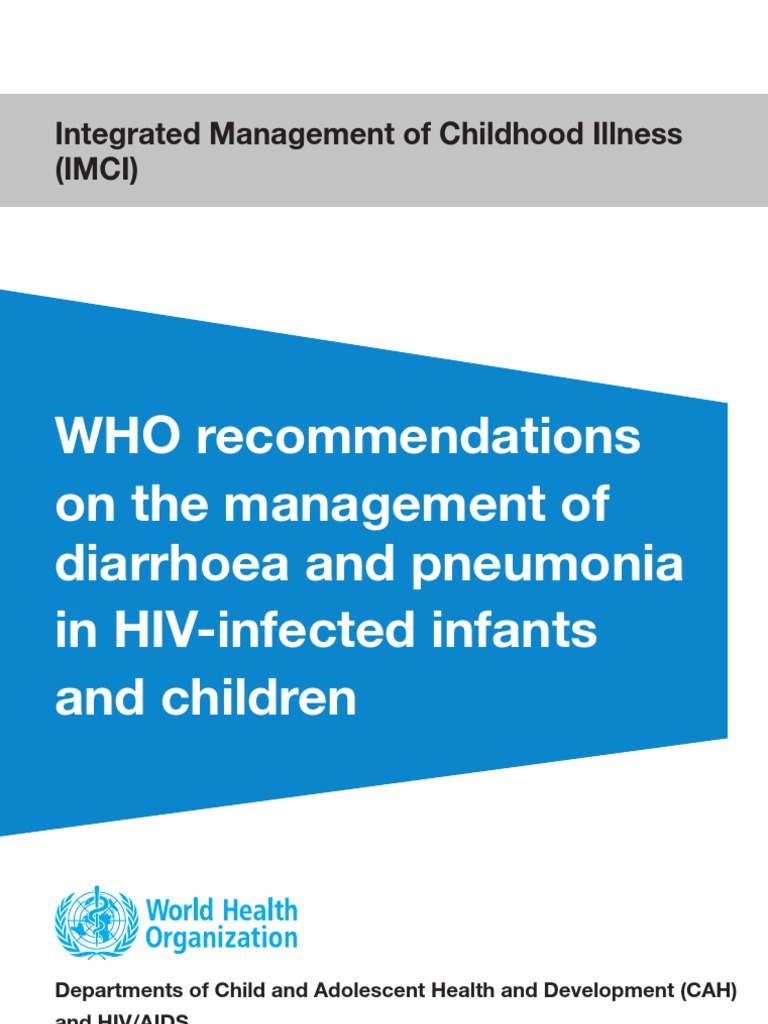Pneumonia and Diarrhea MX in HIV - WHO2010 | PDF