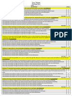 Year 7 Drama Marking Sheet