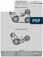 Peugeot 308 1.2 12v 2016-.... - Diagrama Da Correia Micro-V - Poli-V Do Motor 1.2 E-Thp-Puretech