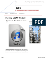 Parsing A WAV File in C - Truelogic Blog
