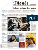 Journal Le Monde Du Dimanche 24 Et Mardi 26 Decembre 2023