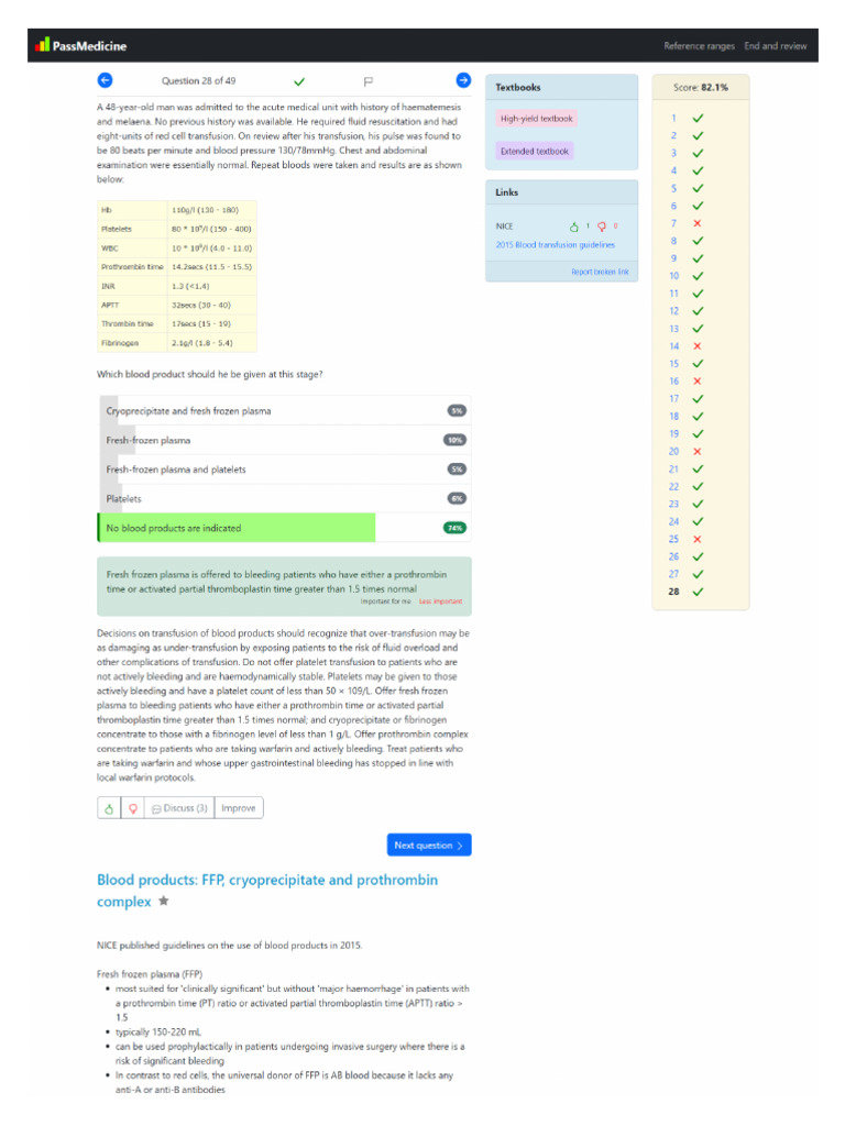 Screencapture Passmedicine v7 Question Questions PHP 2023 12 22 23 - 47 ...