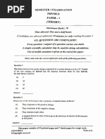 ISC Physics Sem 1 2022