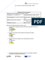 Correção Ficha de Avaliação