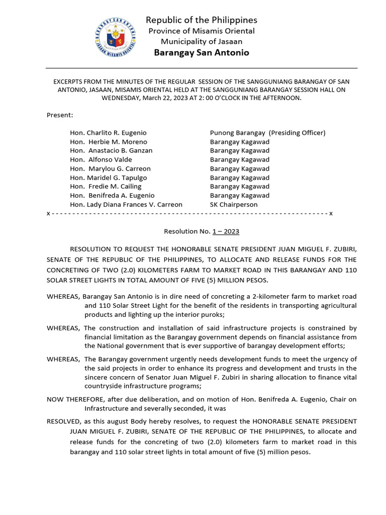 resolution-1-2023-requesting-concreting-of-farm-to-market-road-and