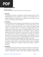 Caractéristiques des expectorations pulmonaires | PDF | Spécialités ...